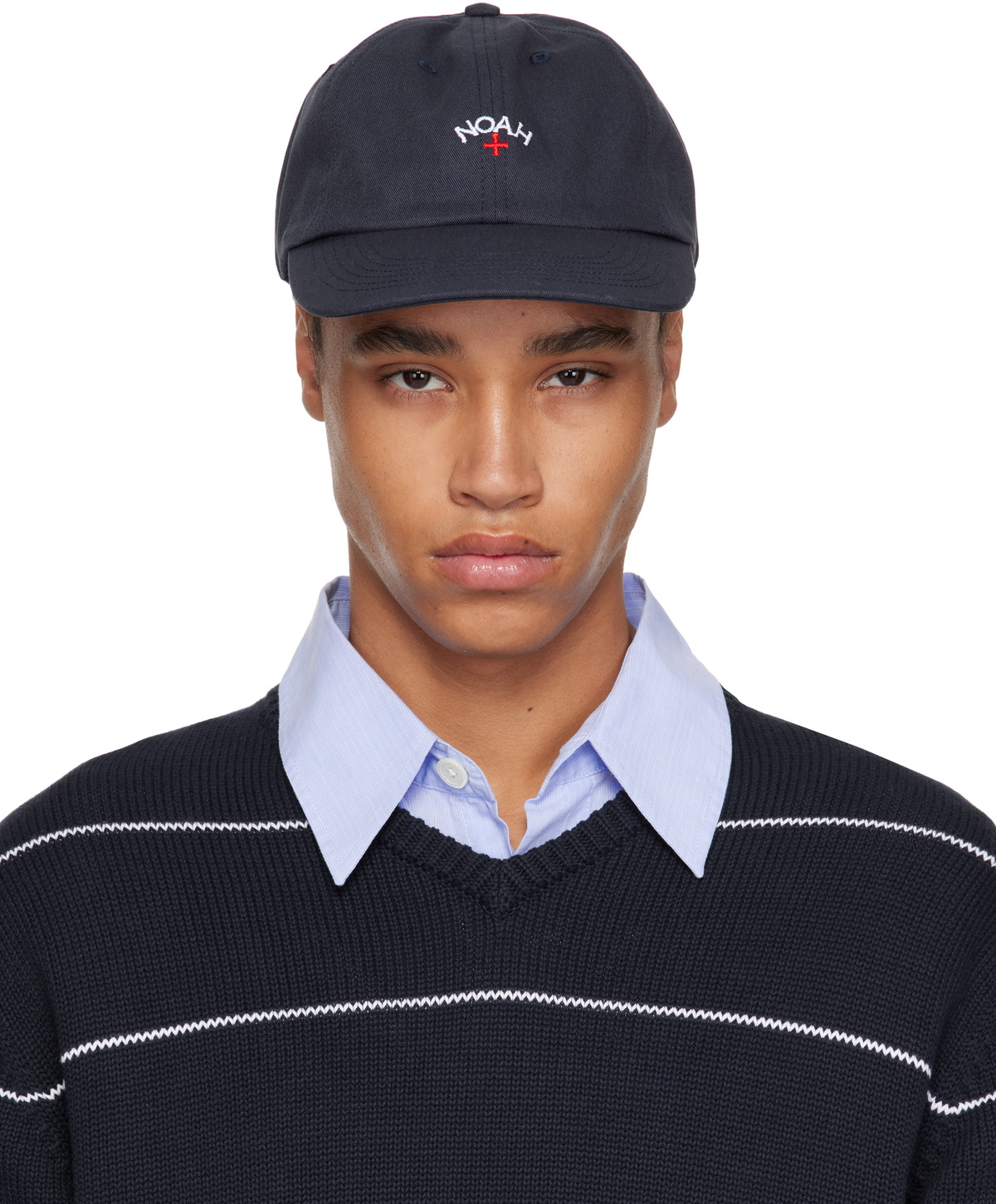 Noah Black Core Logo Six-Panel Cap Noah NYC