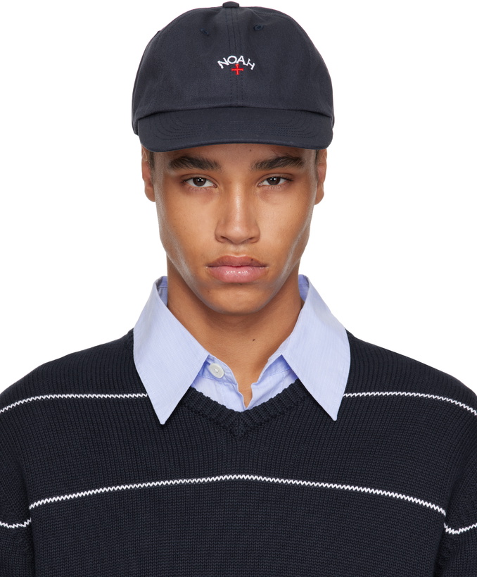 Photo: Noah Navy Classic Core Logo 6-Panel Cap