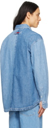 Tommy Jeans Blue Retro Denim Shirt
