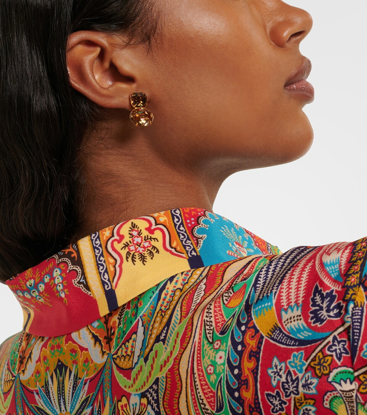 Jennifer Behr Maureen crystal-embellished earrings