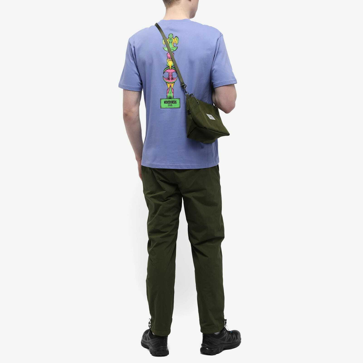 Hikerdelic x END. Belsky T-Shirt in Digital Violet
