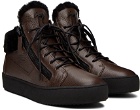 Giuseppe Zanotti Brown Kriss Sneakers