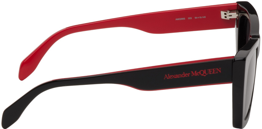 Alexander McQueen Black Selvedge Sunglasses