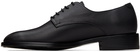 Youth Black Leather Derbys