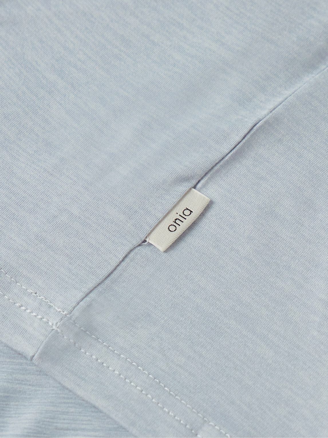 Onia - Everyday UltraLite Stretch-Jersey T-Shirt - Blue