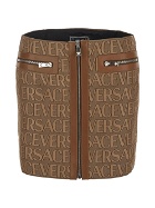 Versace All Over Logo Mini Skirt