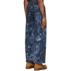 We11done Gray Tattoo Printed Sweatpants