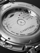 Cartier - Pasha de Cartier Automatic 41mm Stainless Steel and Leather Watch, Ref. No. CRWSPA0038