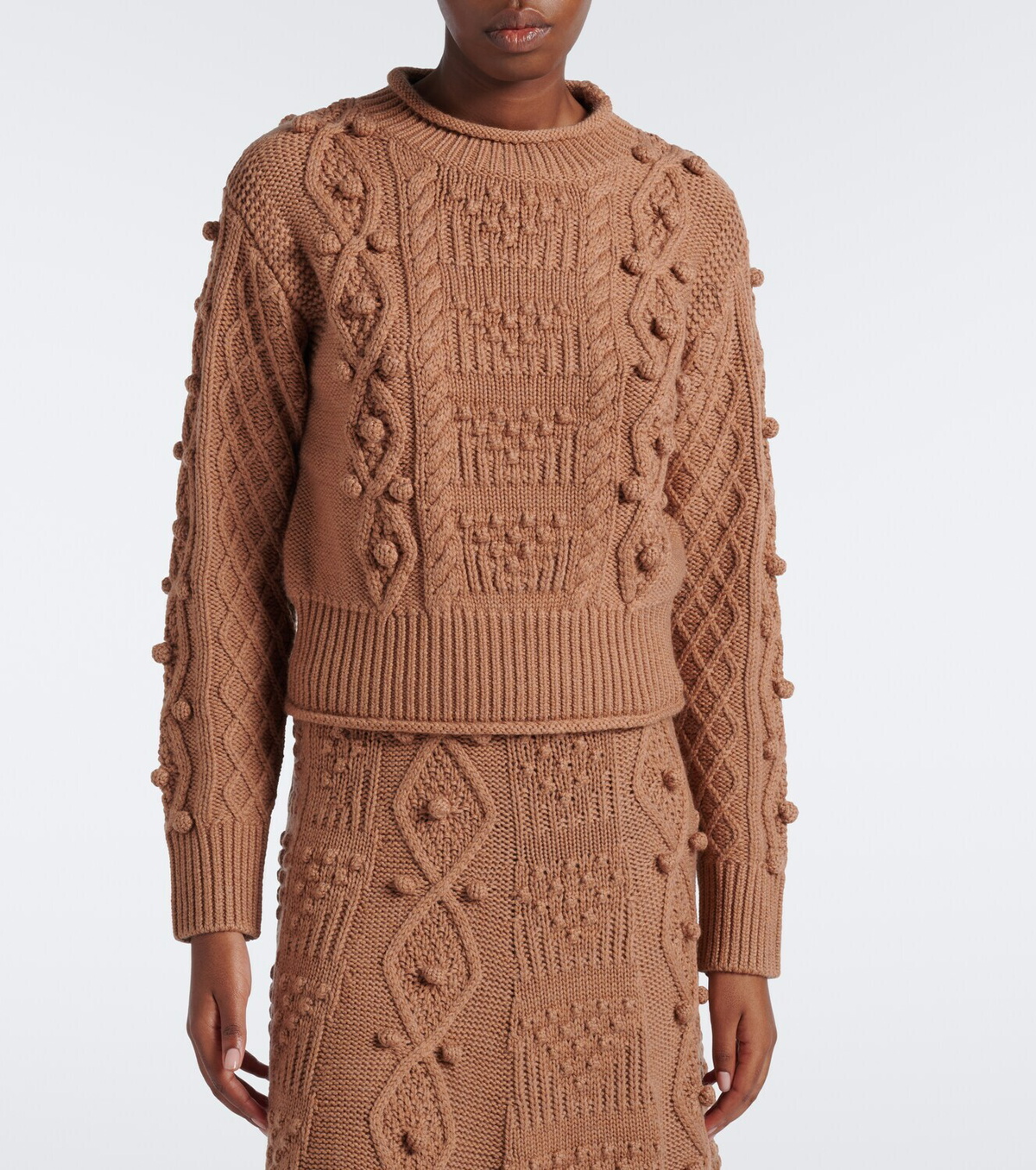 Emilia Wickstead Milo cable-knit wool sweater