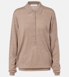 The Frankie Shop Tala wool-blend polo sweater