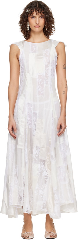 Photo: Collina Strada White Deadstock Primrose Maxi Dress