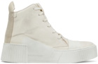 Boris Bidjan Saberi Off-White High Bamba 1.1 Sneakers