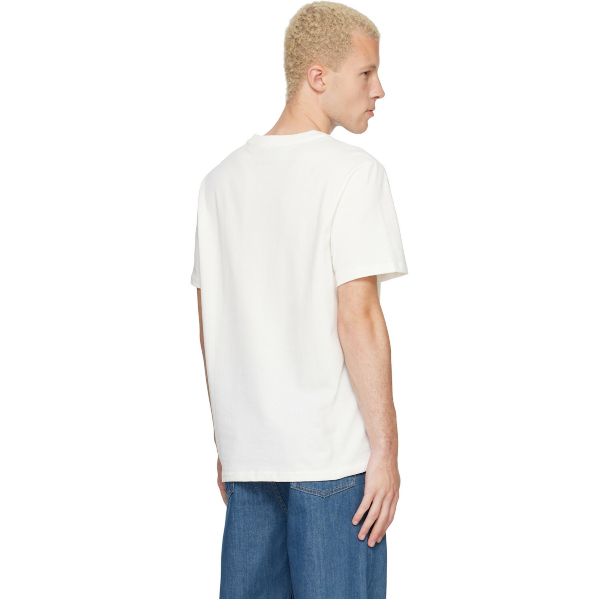A.P.C. Off-White Standard 'Rue Madame' T-shirt