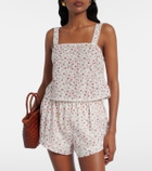 Posse Charlotte floral cotton shorts
