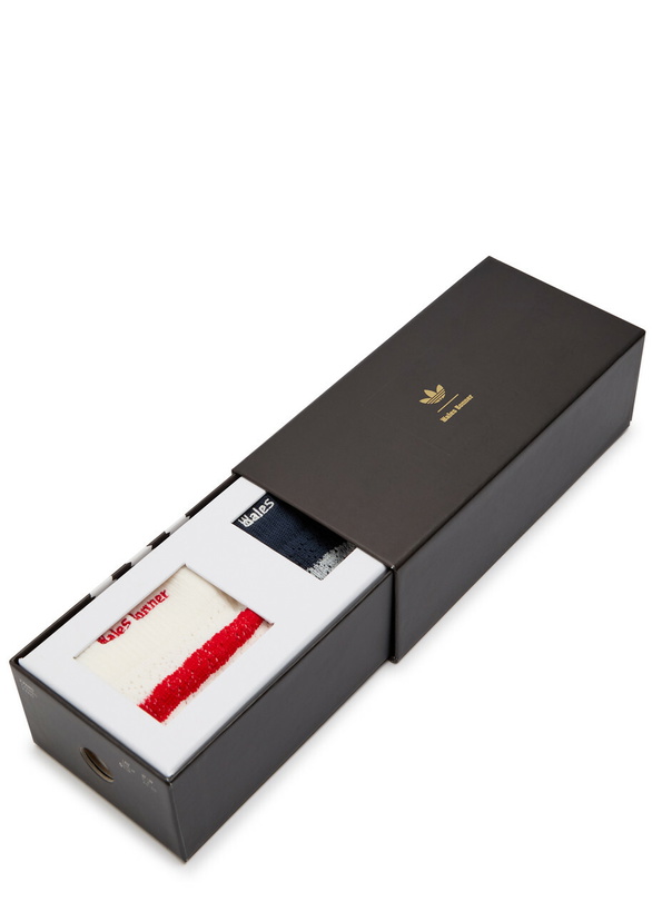 Photo: Adidas X Wales Bonner Pointelle-knit Socks set of two White