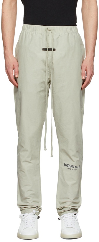 Photo: Essentials SSENSE Exclusive Green Track Lounge Pants