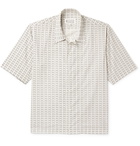 Maison Margiela - Camp-Collar Printed Cotton Shirt - Off-white