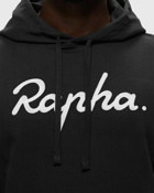 Rapha Logo Pullover Hoodie Black - Mens - Hoodies
