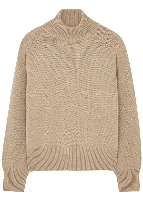 Photo: Canada Goose Baysville Roll-neck Wool Jumper Sand