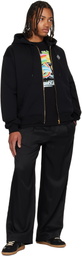 Casablanca Black 'Casa' Chrome Full Zip Hoodie