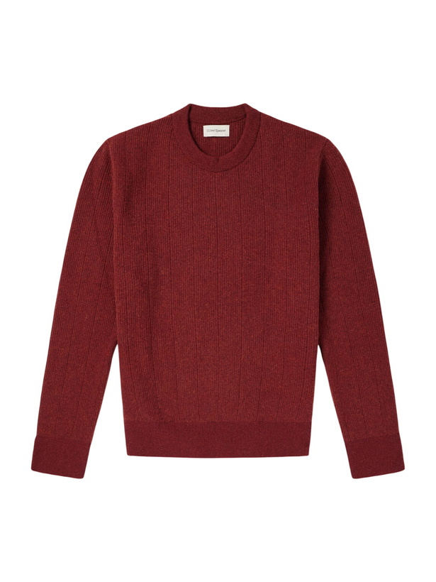 Photo: Oliver Spencer - Blenheim Wool Sweater - Red