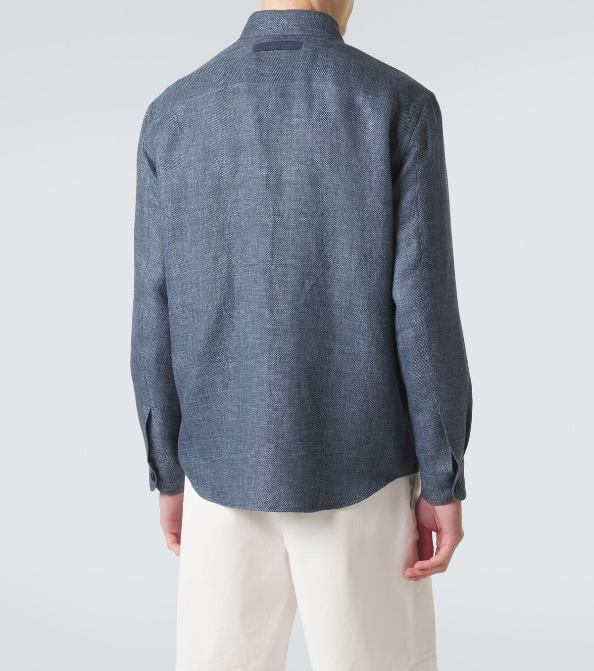 Zegna Cashmere, linen and silk overshirt