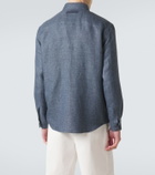 Zegna Cashmere, linen and silk overshirt