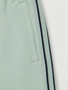 Mr P. - Straight-Leg Organic Cotton-Jersey Drawstring Shorts - Gray