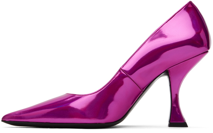 BY FAR SSENSE Exclusive Pink Viva Heels By Far