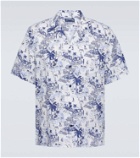Vilebrequin Charli printed linen bowling shirt