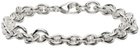 HANREJ Silver Anchor Bracelet