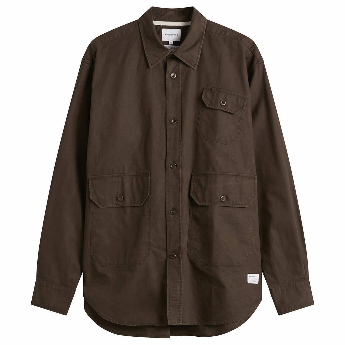 Norse Projects Men's Espevik Oversized Utility Shirt in Shale