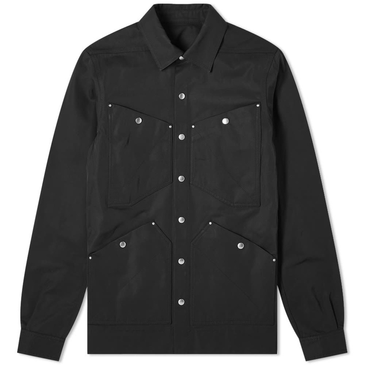 Photo: Rick Owens Pocket Detail Shirt Jacket