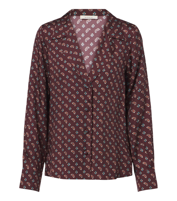 Photo: Dôen Rania paisley silk-blend blouse