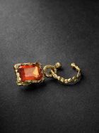 Healers Fine Jewelry - Gold Spessartine Single Ear Cuff