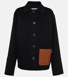 Loewe - Anagram wool and cashmere jacket