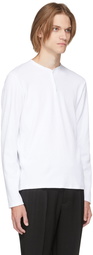 Barena White Jersey Long Sleeve T-Shirt