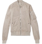 Rick Owens - Flight Suede Bomber Jacket - Men - Gray