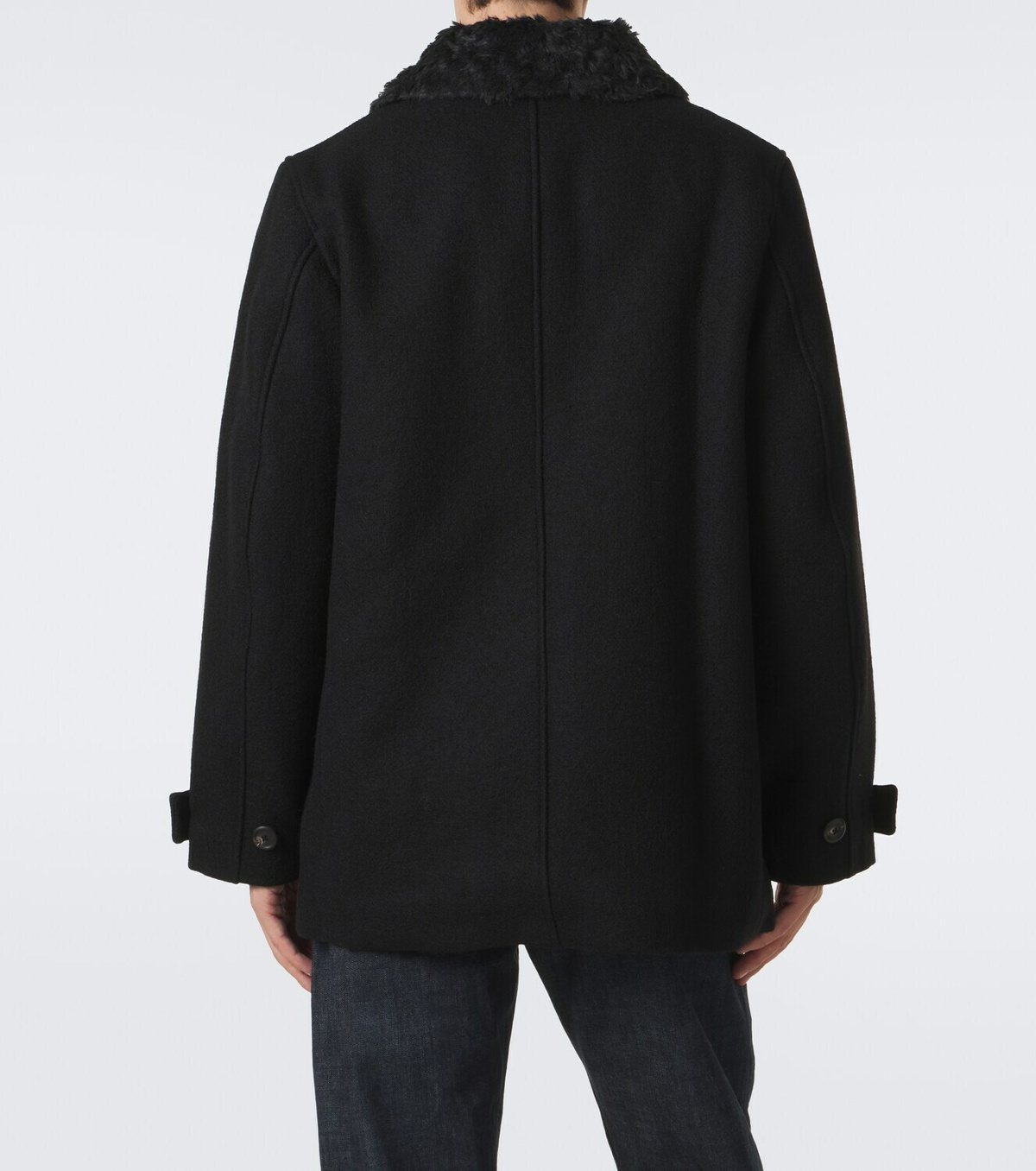 Our Legacy Wage virgin wool peacoat
