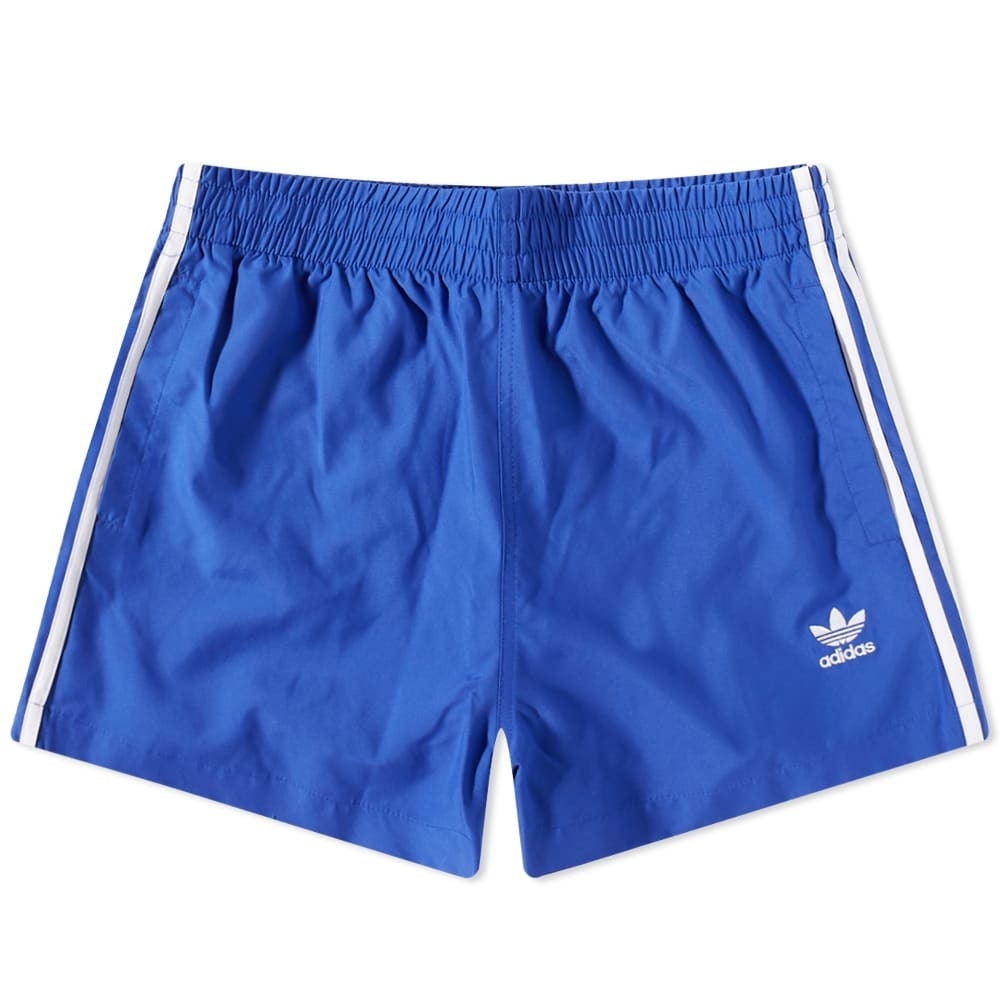Adidas Men\'s Ori 3S VSL Short in Semi Lucid Blue/White adidas