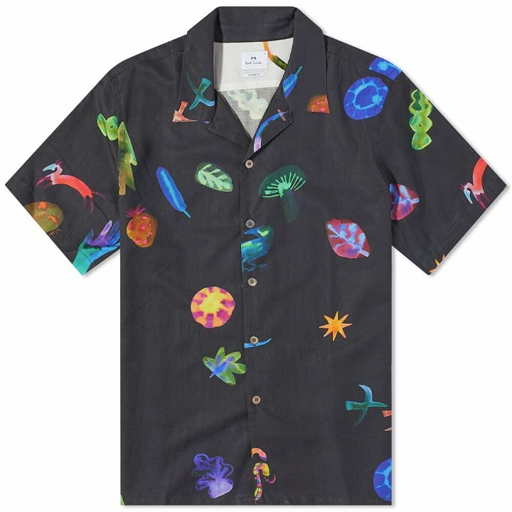 Photo: Paul Smith Men's Printed Vacation Shirt in Black