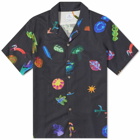 Paul Smith Men's Printed Vacation Shirt in Black