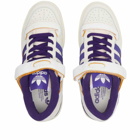 Adidas Forum 84 Low Sneakers in White/Collegiate Purple