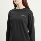 Arc'teryx Women's Kragg Cotton Bird Crew LS W in Black/White