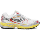 Saucony White & Silver Progrid Ride 1 Sneakers