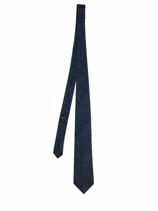 Photo: ETRO 8cm Paisley Silk Tie