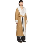 Loewe Tan Shearling Long Coat