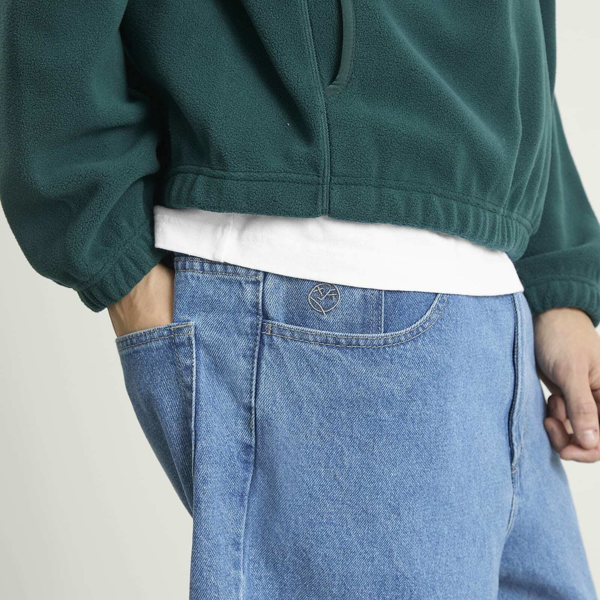 Polar Skate Co. Men's Big Boy Jeans in Mid Blue