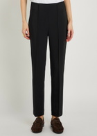 Rohe Straight-leg Stretch-crepe Trousers Black