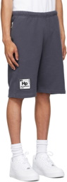 Heron Preston Purple Periodic Logo Shorts